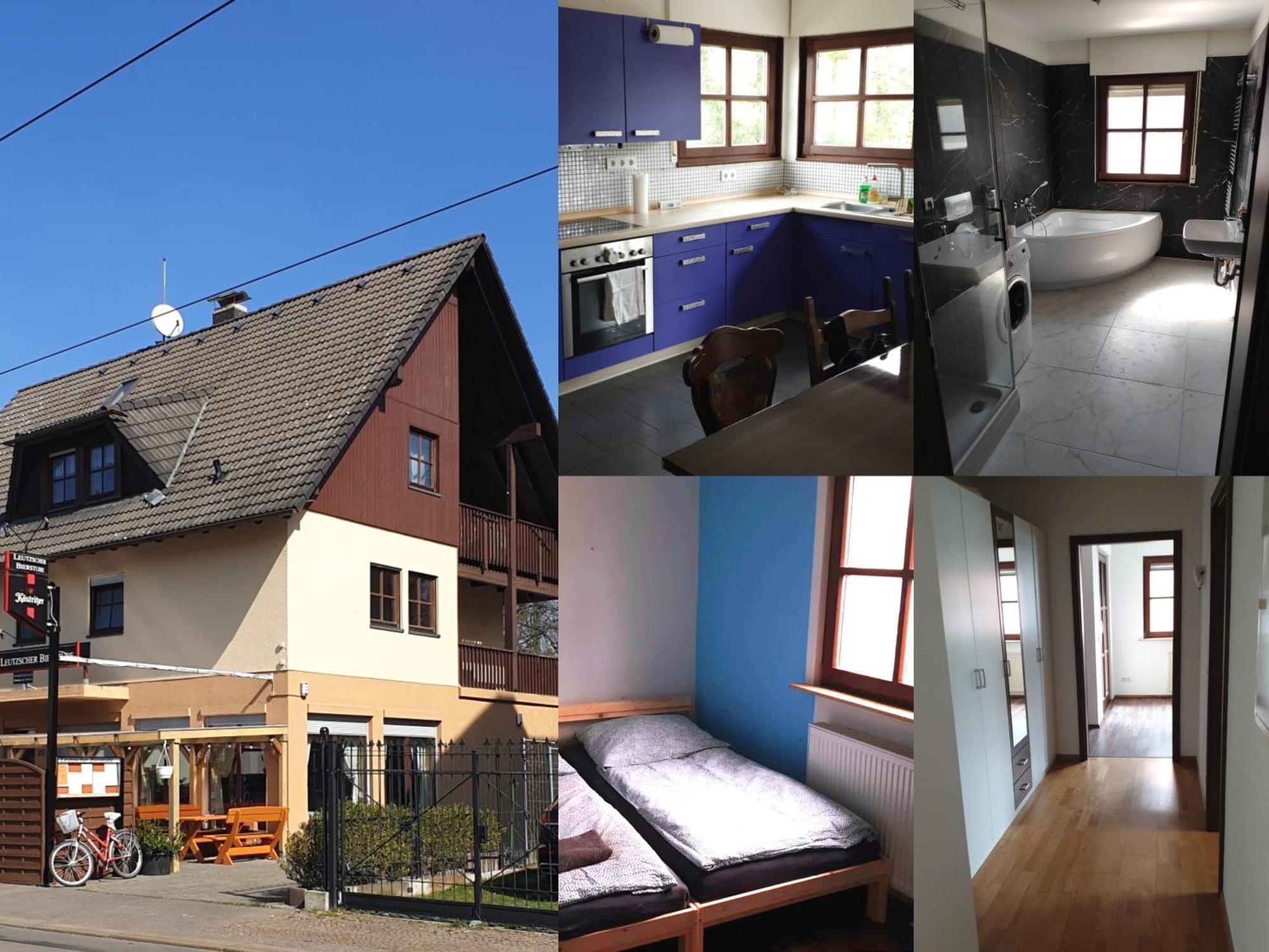 Ferienwohnung Mit 123Qm Fuer 8 Personen Mit Sehr Grossem Garten, Einfache Innen-Ausstattung Лейпциг Екстер'єр фото